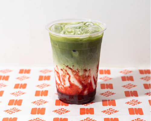 Iced Strawberry Matcha