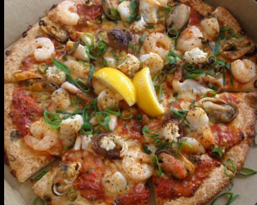 Garlic And Prawns 11 inch