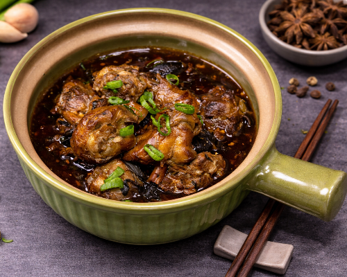 Braised Basil Chicken