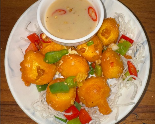 NEW Golden Egg Salt & Pepper Tofu