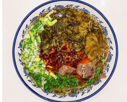 酸菜牛肉面 Pickled Veg Beef Noodles