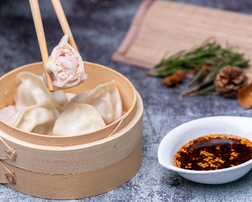 12pcs Chicken & Shrimp Steamed Dumplings鸡肉虾仁蒸饺