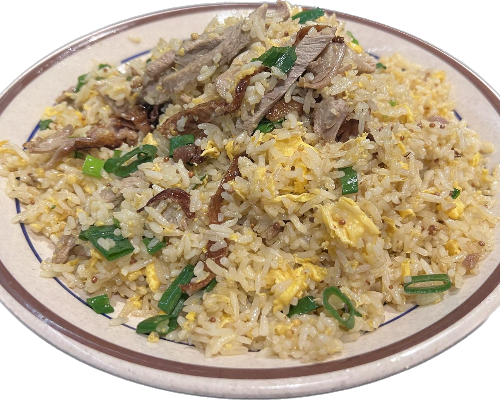 芥末籽鸭丝炒饭 Shredded Duck Fried Rice with Mustard Sauce