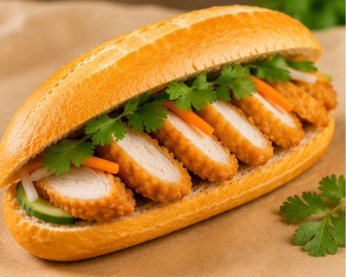 Crispy Skin Chicken Banh Mi