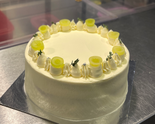 8’ Green Grape Yogurt Cake