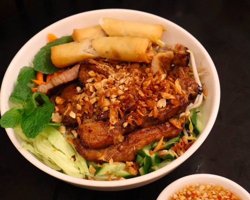 Grilled Pork Spring Roll Vermicelli