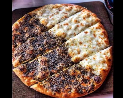 Half cheese half zatar