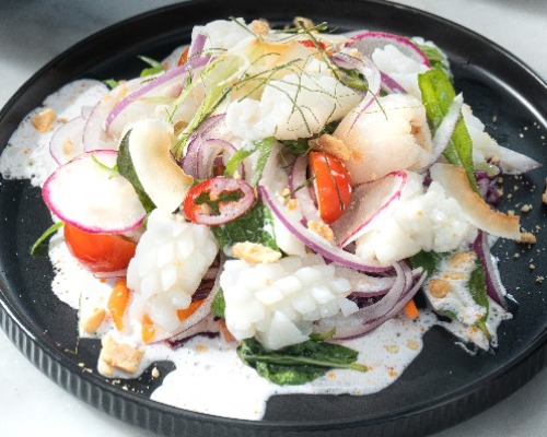 Grilled Squid Salad