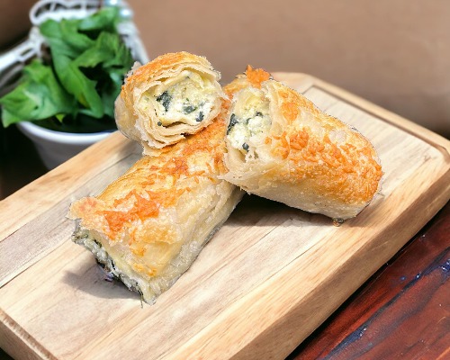 Ricotta Cheese & Spinach Roll