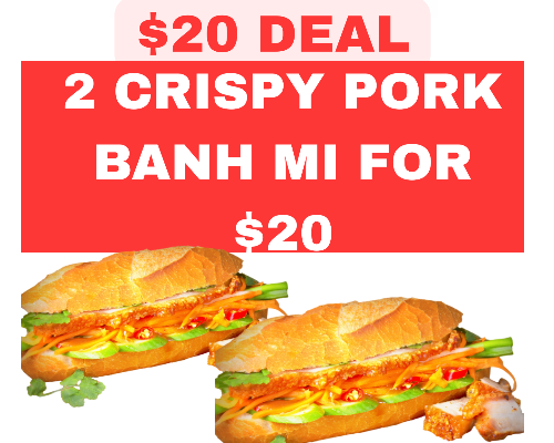 2 Crispy Pork Rolls $20