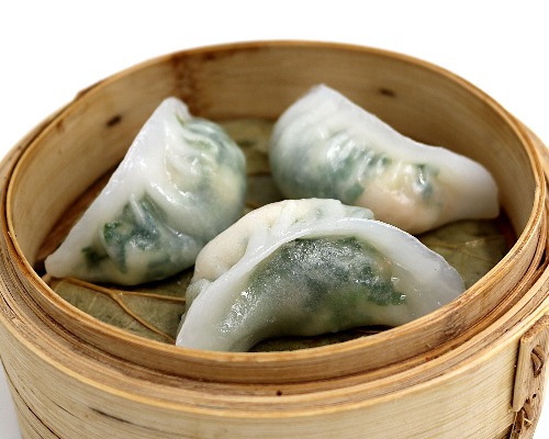 Leek & Prawn Dumplings 韭菜虾肉饺