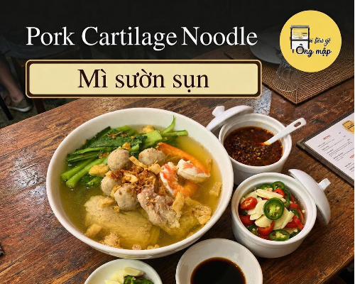 Mì Sườn Sụn — Pork Soft Bone Noodle