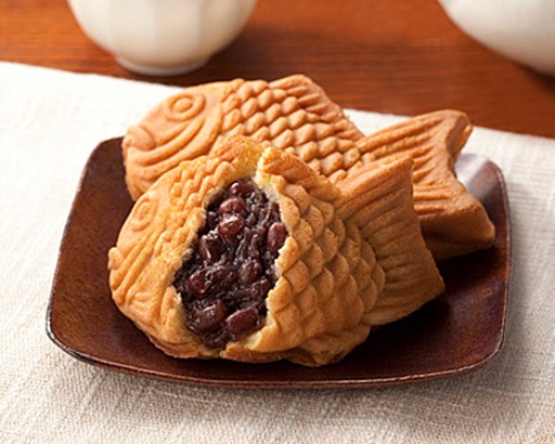 Red Bean Paste Taiyaki with Yuzu Sorbet