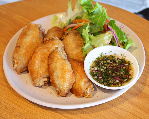 Marinated chicken mid-wings (6pcs)   