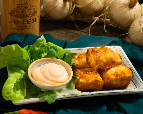 Crispy Young Tofu in Panko Crumb