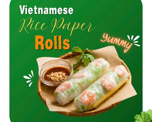 Rice Paper Rolls (2 rolls)