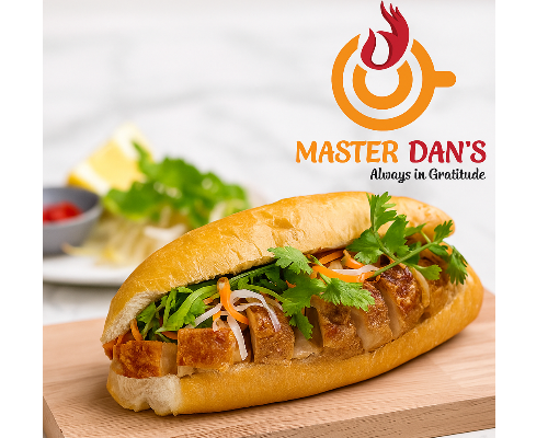 Crackling Roasted Pork Banh Mi