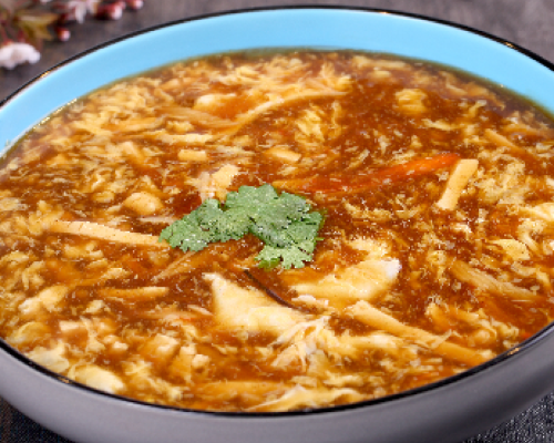 <酸辣汤>Hot Sour Soup （vegetarian and egg）