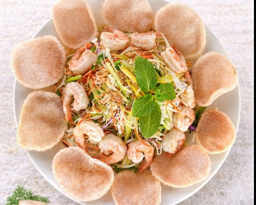 B8-Mix vegetables with Prawn, Chicken, Pork