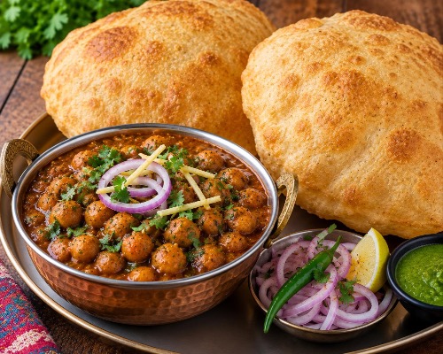 Chole Bhature (2 Pieces)
