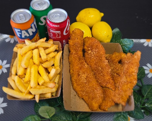 Spicy Chicken Schnitzel Combo