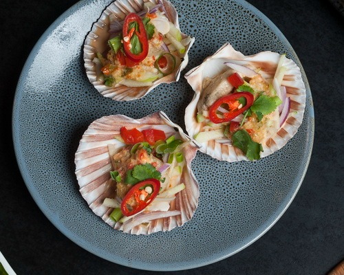 Grilled Scallops