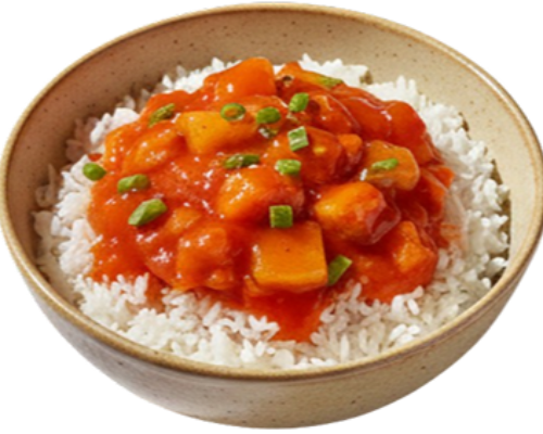 COM SOT CHUA NGOT  酸甜酱饭  Sweet & Sour Sauce Rice