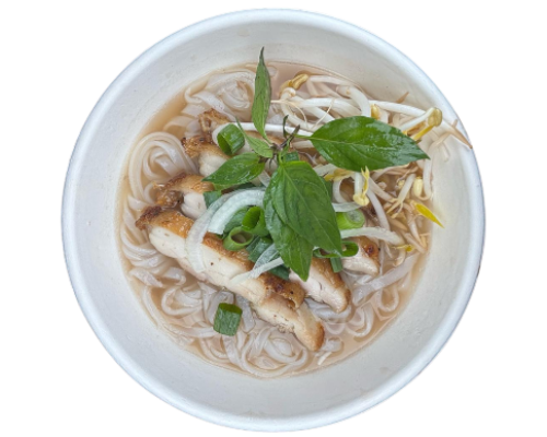 Pho with BBQ Chicken