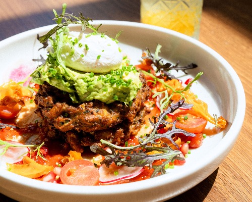 Zucchini corn fritters