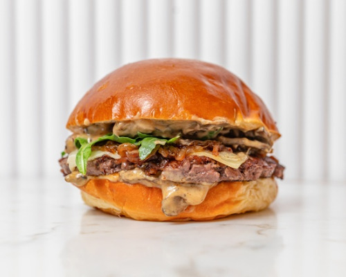 Swiss Mushroom Burger