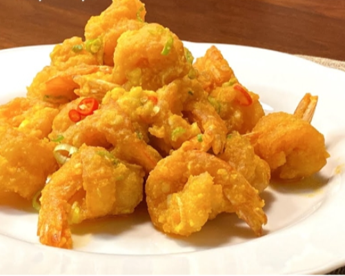 咸蛋黄虾球Salted Egg Prawn