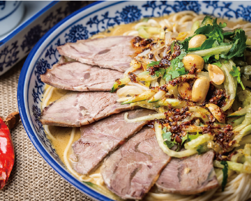 Cold Noodle with Sesame Peanut Sauce(Thinnest)秘制麻酱凉面 (毛细）
