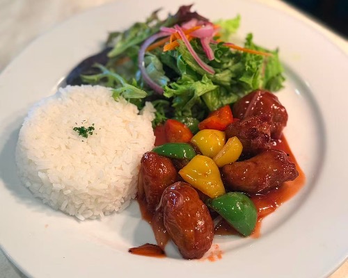 Pork fillet in Char Siu Sauce