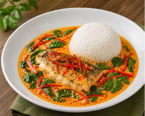 Barramundi Red Curry