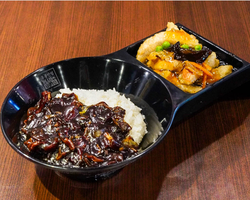 Tangjabap 炸酱饭糖醋肉套餐
