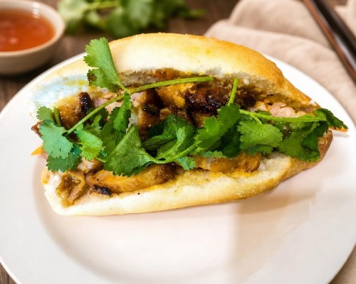 Banh Mi Grilled Chicken (Vietnamese baguette grilled chicken)