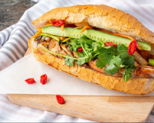 Meat Lover (Chicken & Roasted Pork) Banh Mi
