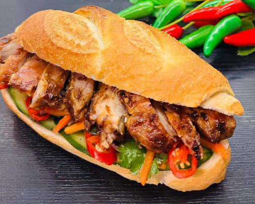 Grilled Lemongrass Chicken Roll