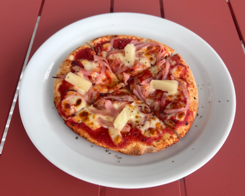 Kids Ham and Pineapple Pizza (6")