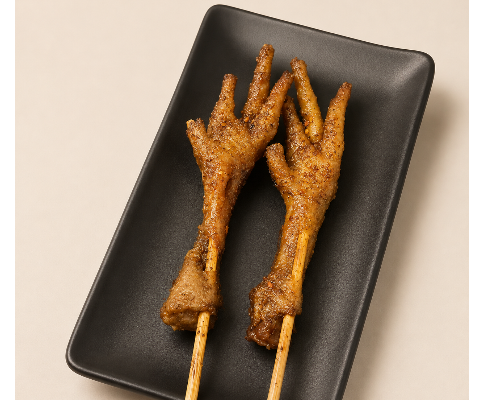 鸡爪 Chicken Feet -(2 skewers)