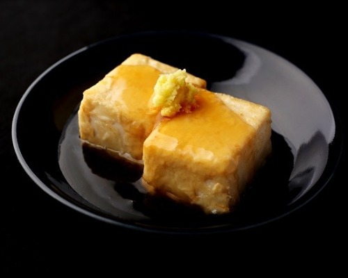 Deep Fried Tofu in Miso Sauce (Vegan)