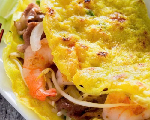 Vietnamese combination pancake