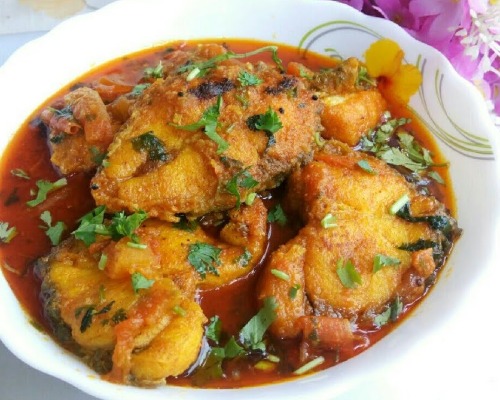 Fish Curry with Seasonal Veg