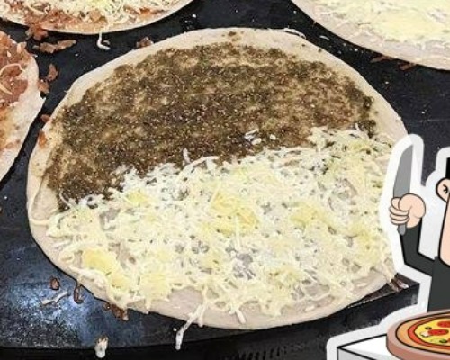 Half Oregano Half Cheese Pizza/Wrap
