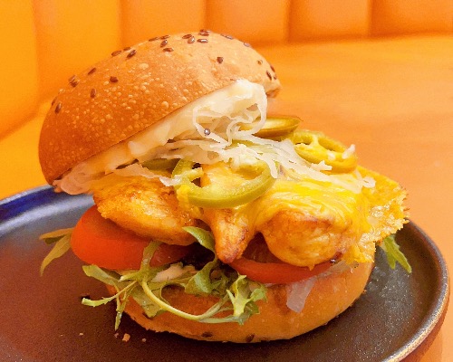GRILLED CHICKEN BURGER