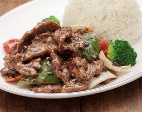 L6.Beef in Black Bean Sauce with Rice豆豉牛肉饭