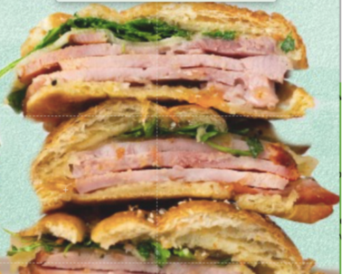 Ham Cheese Tomato Sandwich