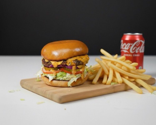 Beef Belly Burger Combo