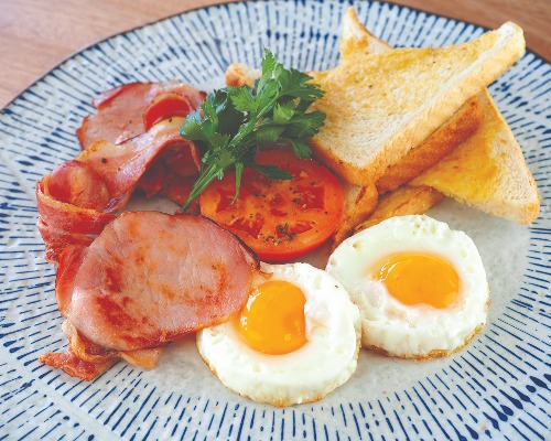 6. Bacon & Egg on Toast