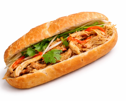 Grilled Chicken Vietnamese Baguettes